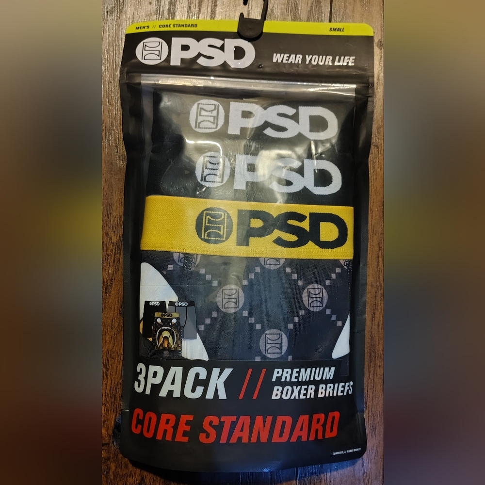 PSD 3 Pack Premium Boxer Briefs Core Standard Men's